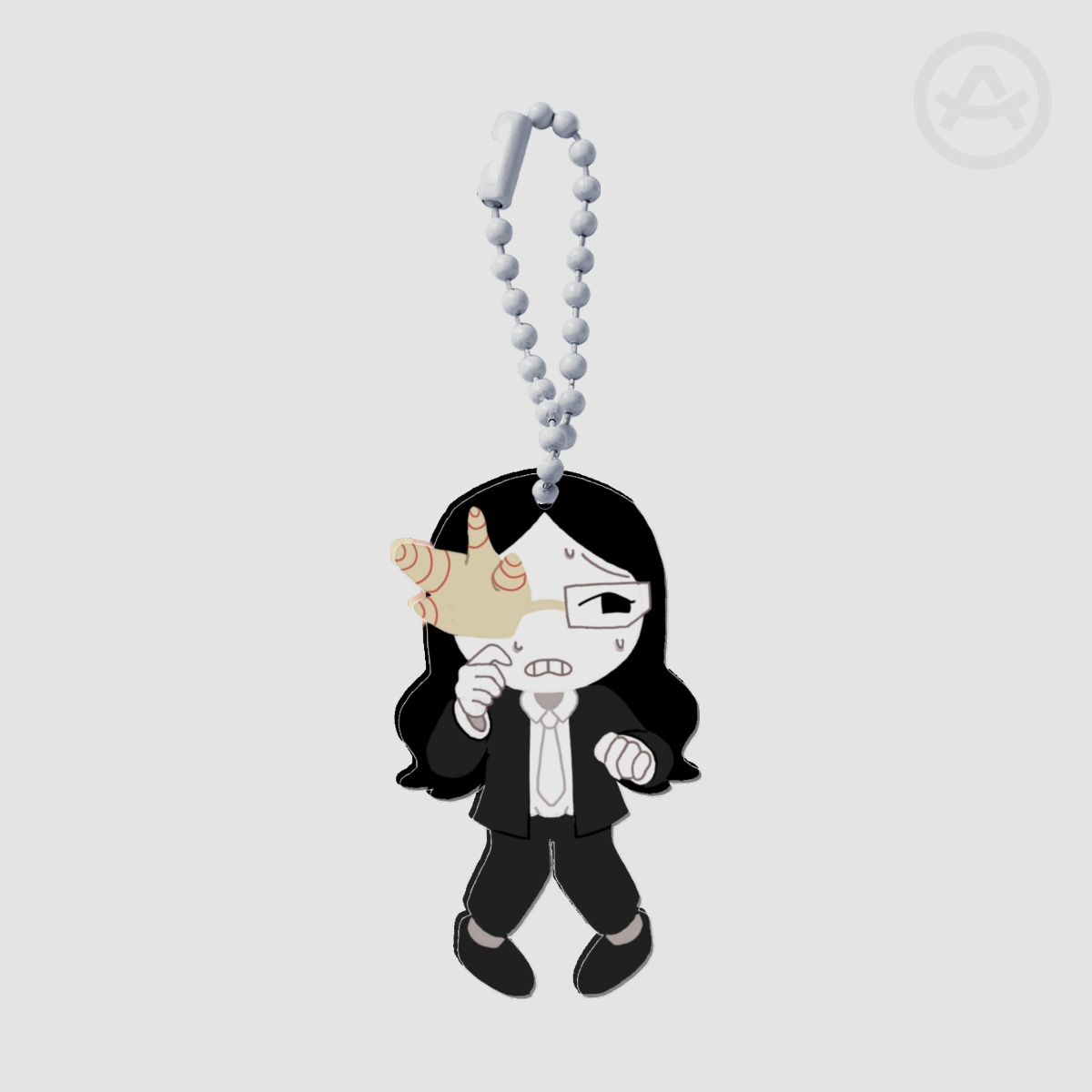 Coral glasses charm