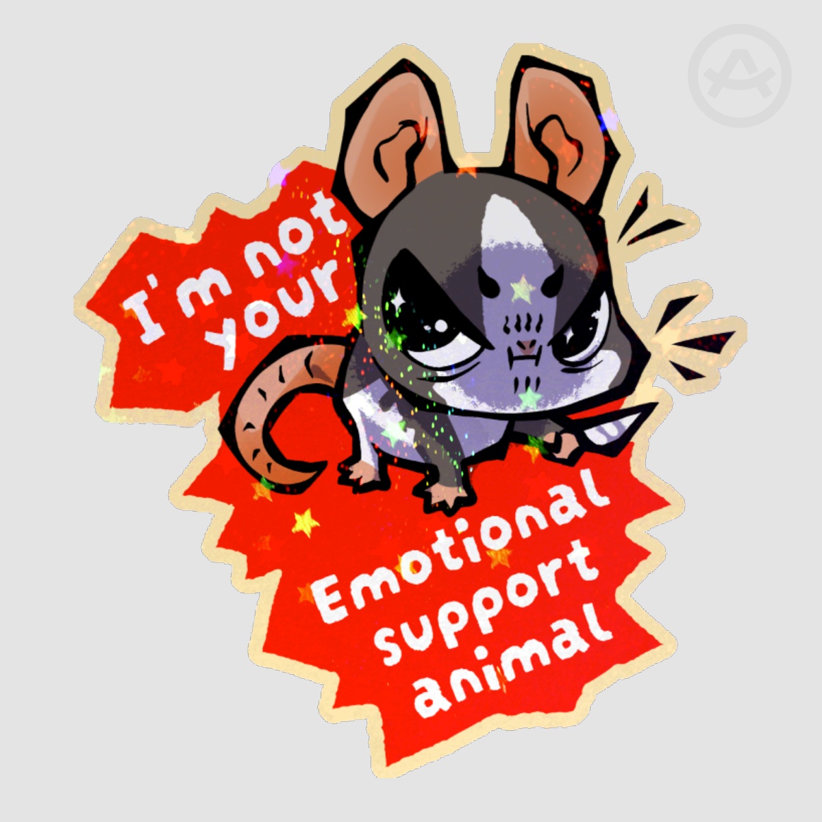 Not your emotional support | Sticker