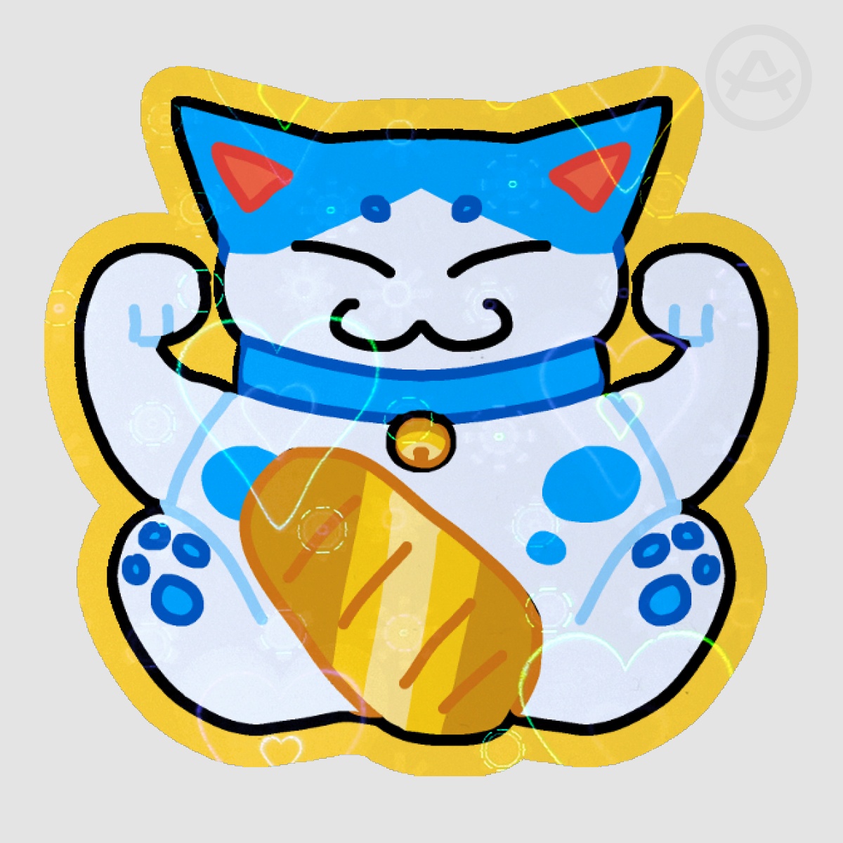 Lucky Cat Maneki Neko Sticker