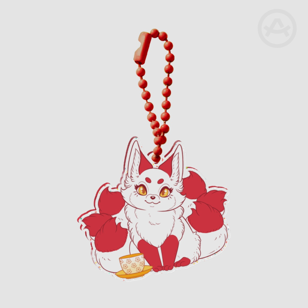Tea Kitsune Charm | Inari