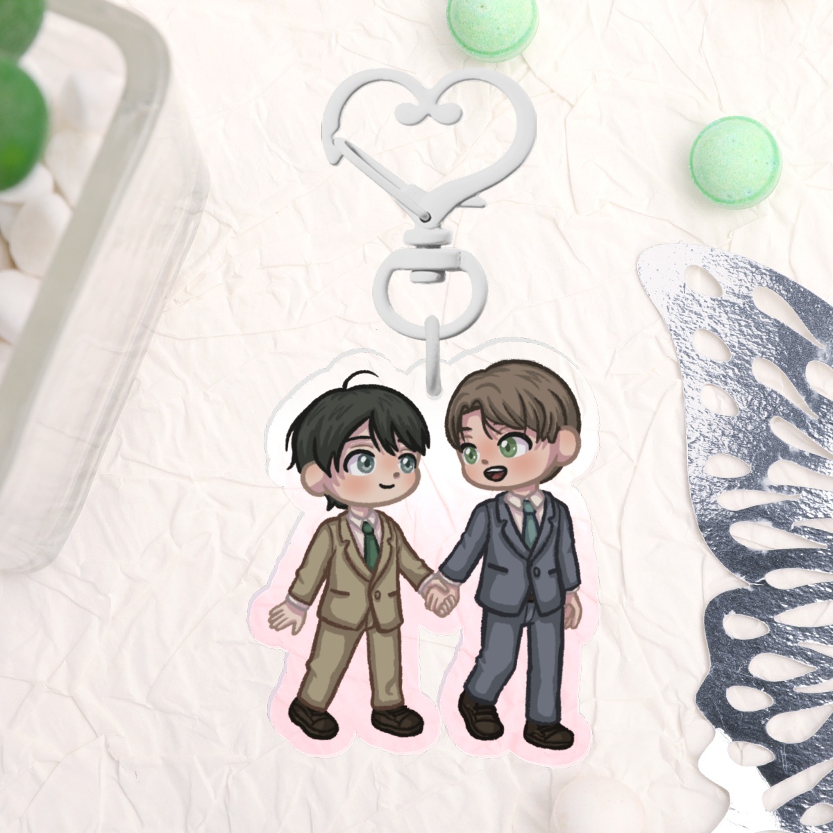 Cherry Magic acrylic keychain