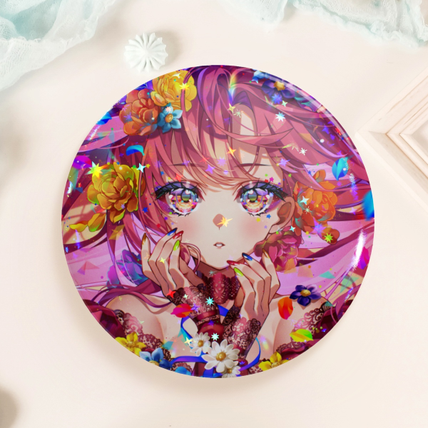 OC Iris- Holo Pin