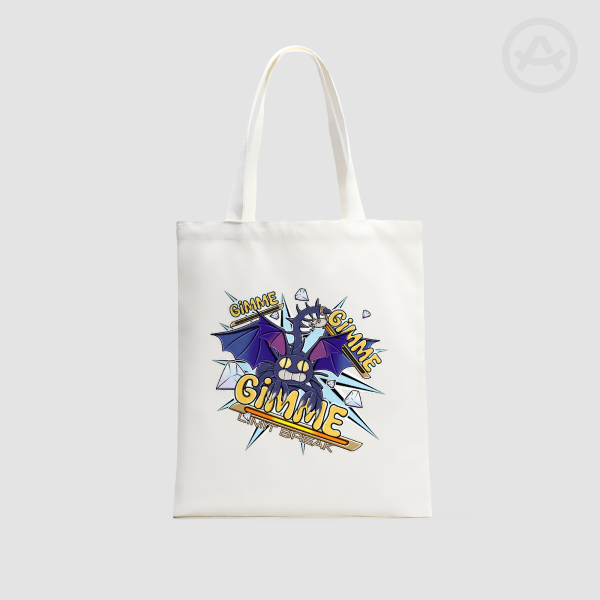 Gimme Cat Canvas Tote Bag [Final Fantasy XIV IX FFXIV FF9 FF14]