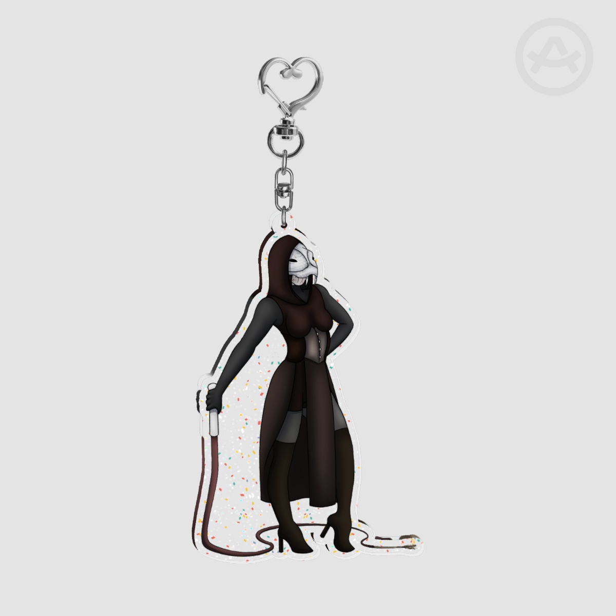 Grayward Girlies - The Mistress Glitter Acrylic Keychain