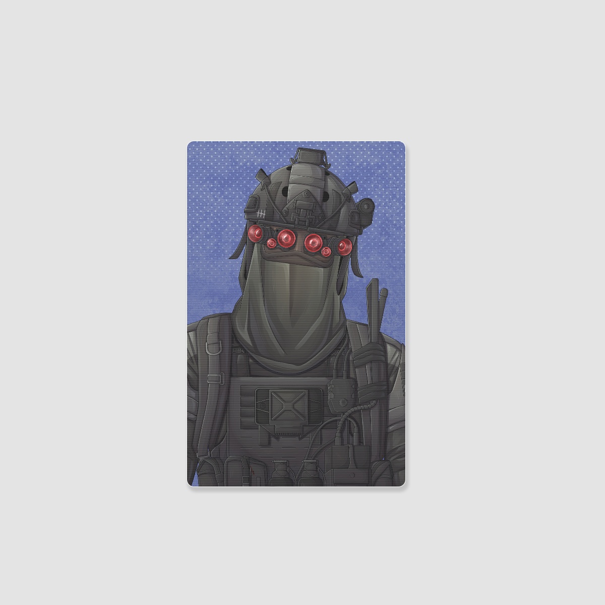 König lenticular card