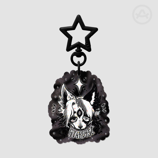 Micho Logo Glitter Keychain