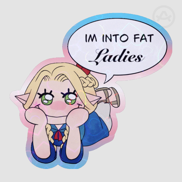 I'm into Fat Ladies Sticker