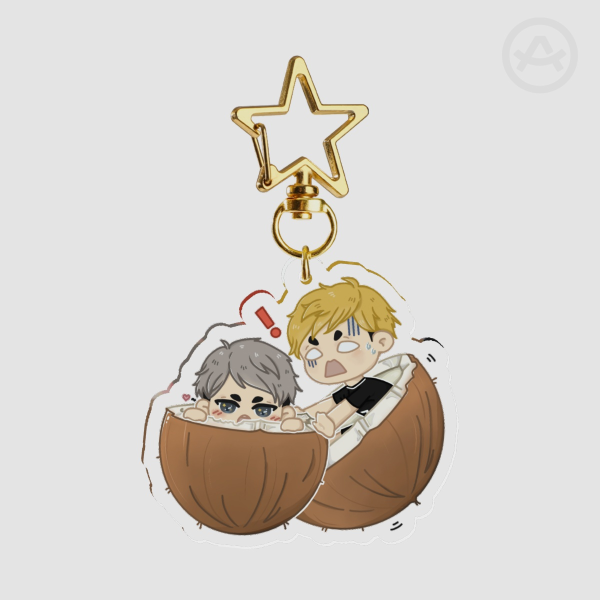 [HAIKYUU!!] atsumu & osamu keychain