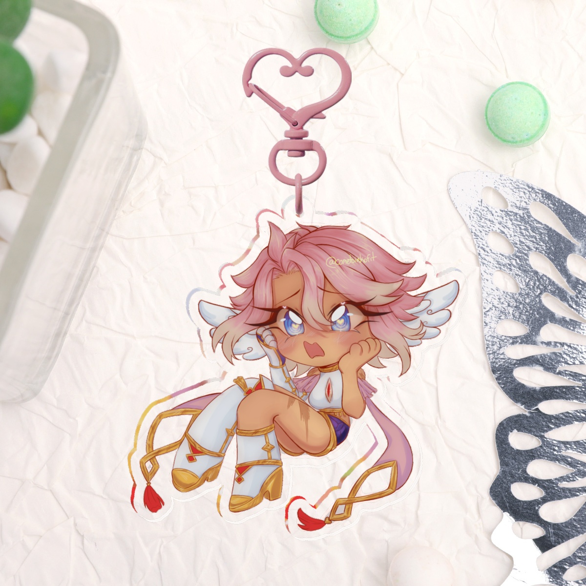 OC Eden Clear Acrylic Keychain