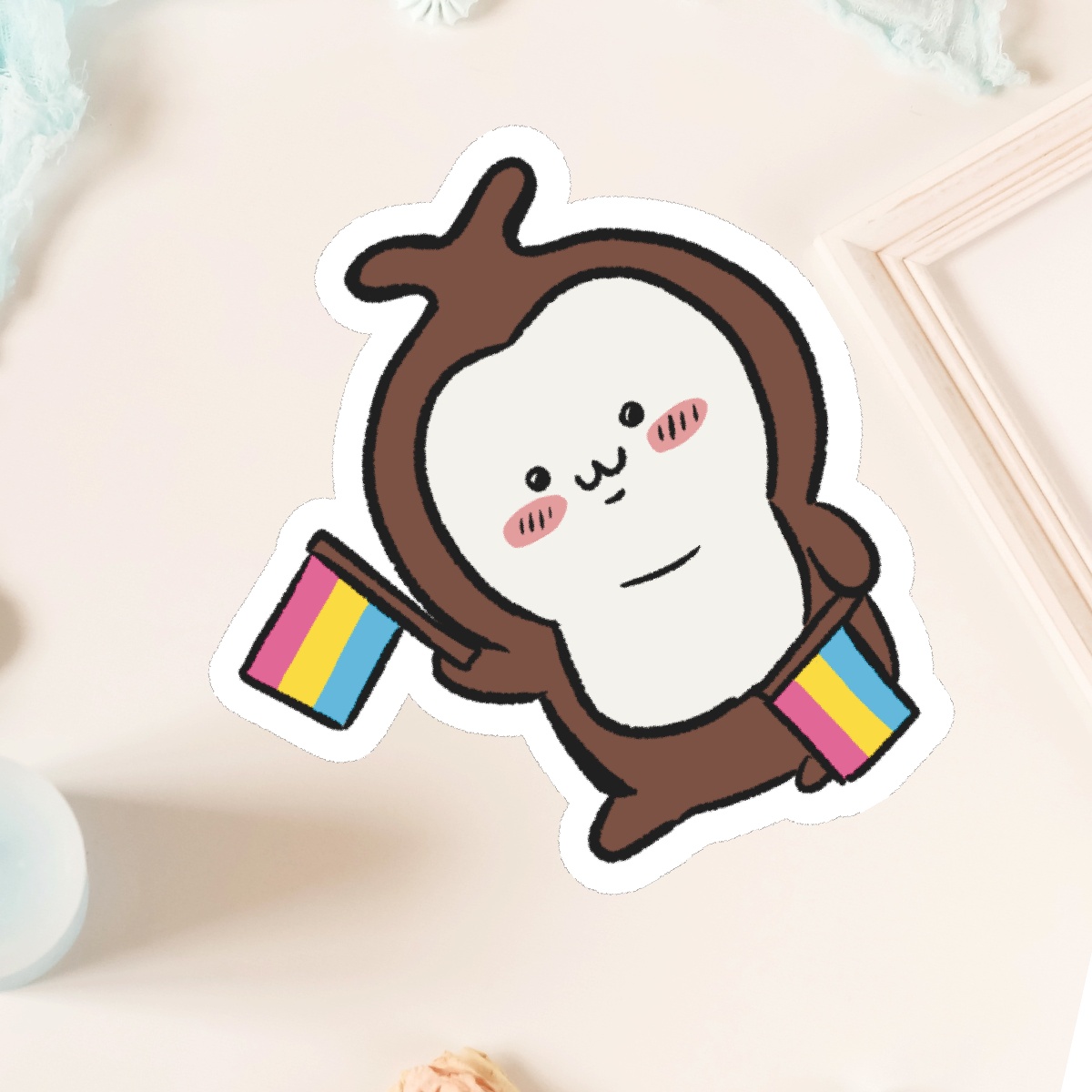 Chiikabu (Pansexual) Matte Sticker