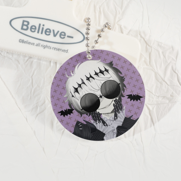 Skully Round Lenticular Charm