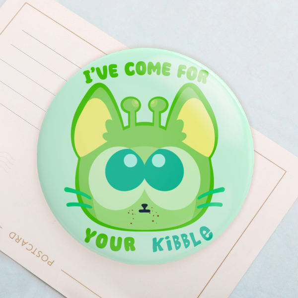 I've come for your kibble - Alien Cat