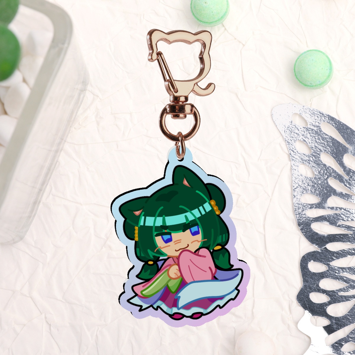 MaoMao Holo Keychain