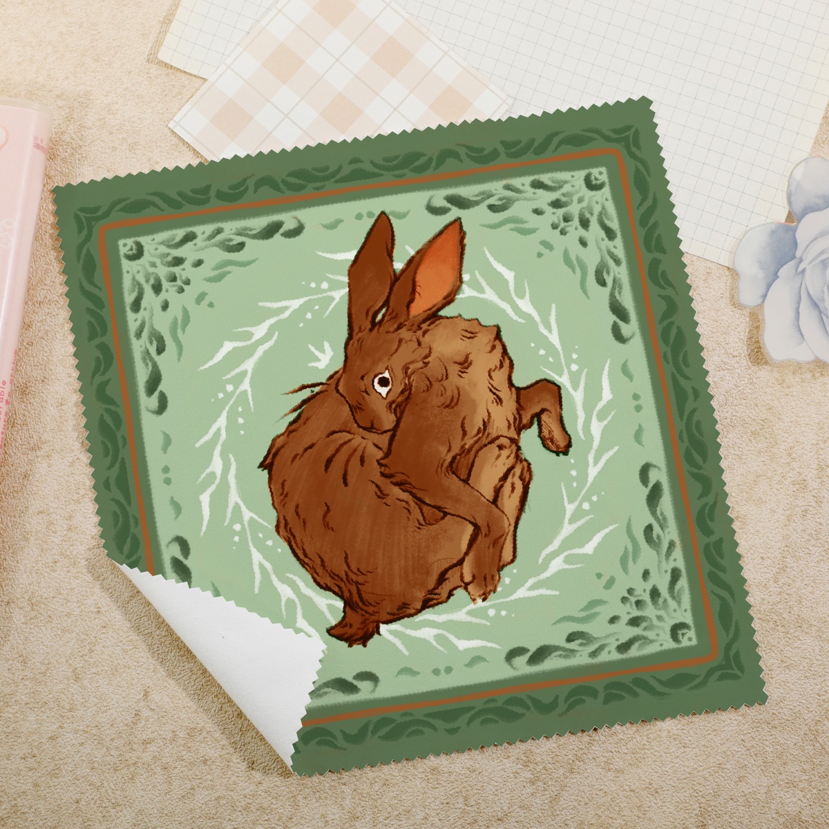 Hare | Glass Cloth
