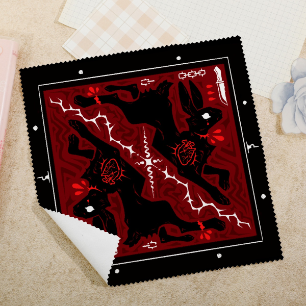 (Un)Lucky Rabbit | Glass Cloth