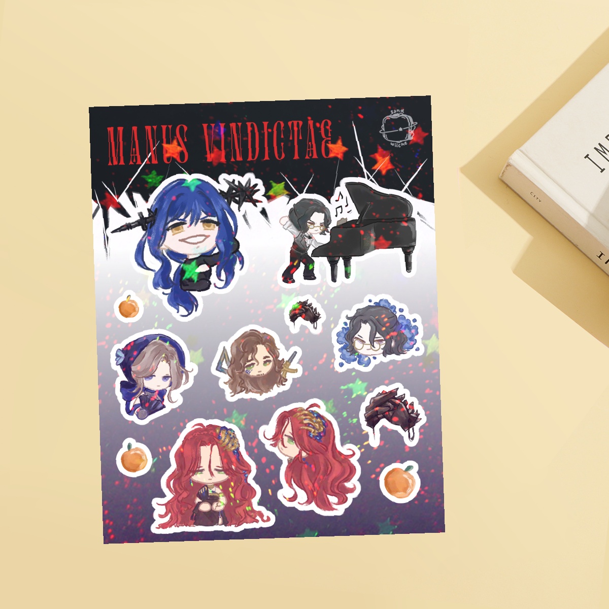 [REVERSE: 1999] manus vindictae sticker sheet