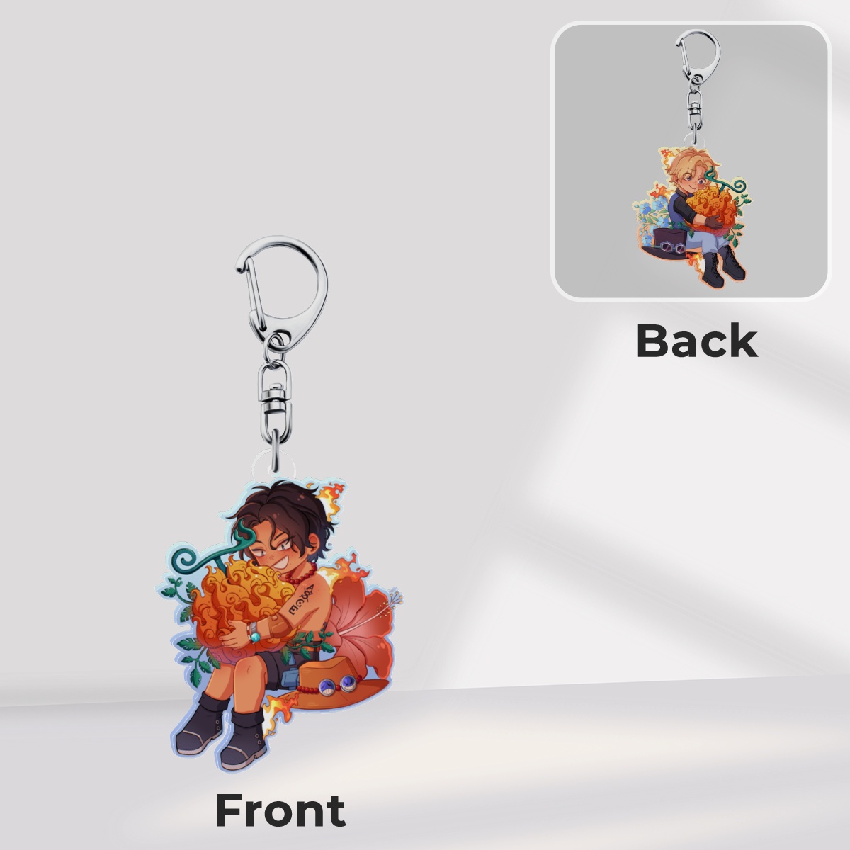 Ace + Sabo double sided charm