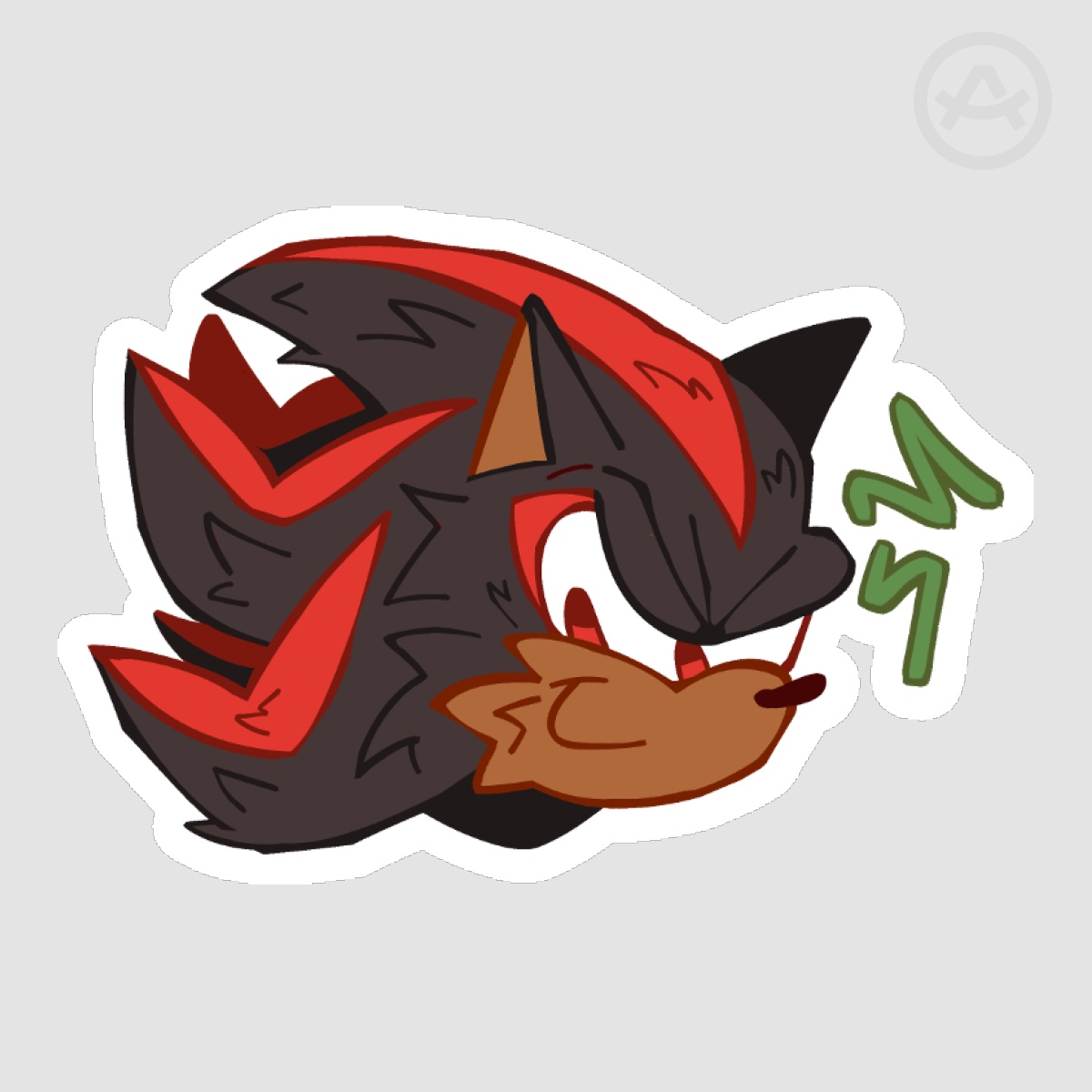 Shadow The Hedgehog Sticker