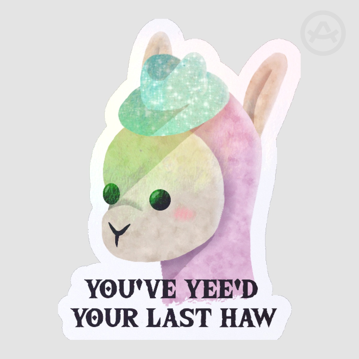 Cowboy Llama | Sticker