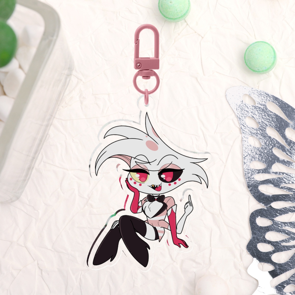 Angel Dust Acrylic Keychain