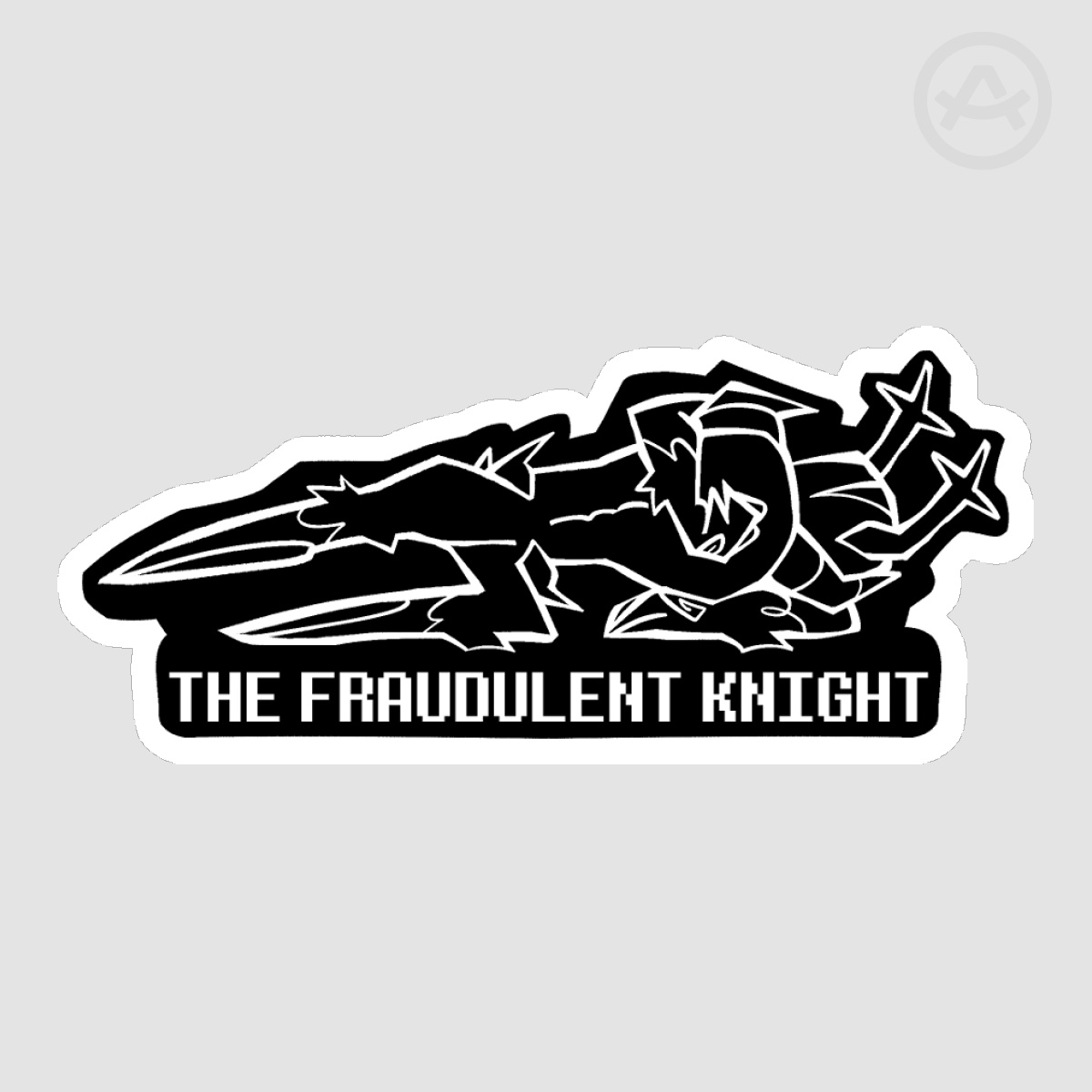 the fraudulent knight sticker