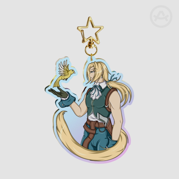 Your Canary Rainbow Acrylic Keychains [Final Fantasy IX FF9]