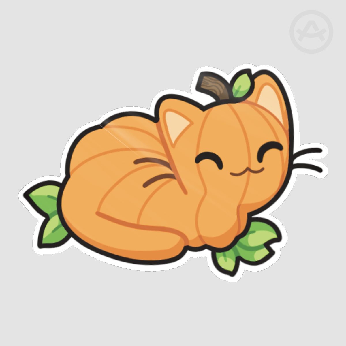 Pumpkin Cat Sticker