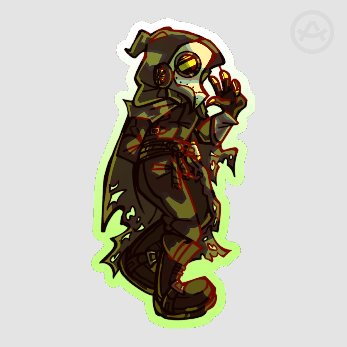 Paeon Pestifus Sticker