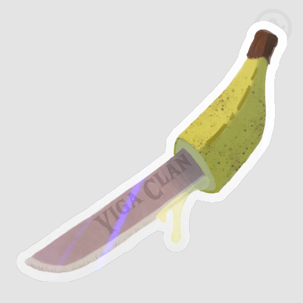 Banana knife | Sticker