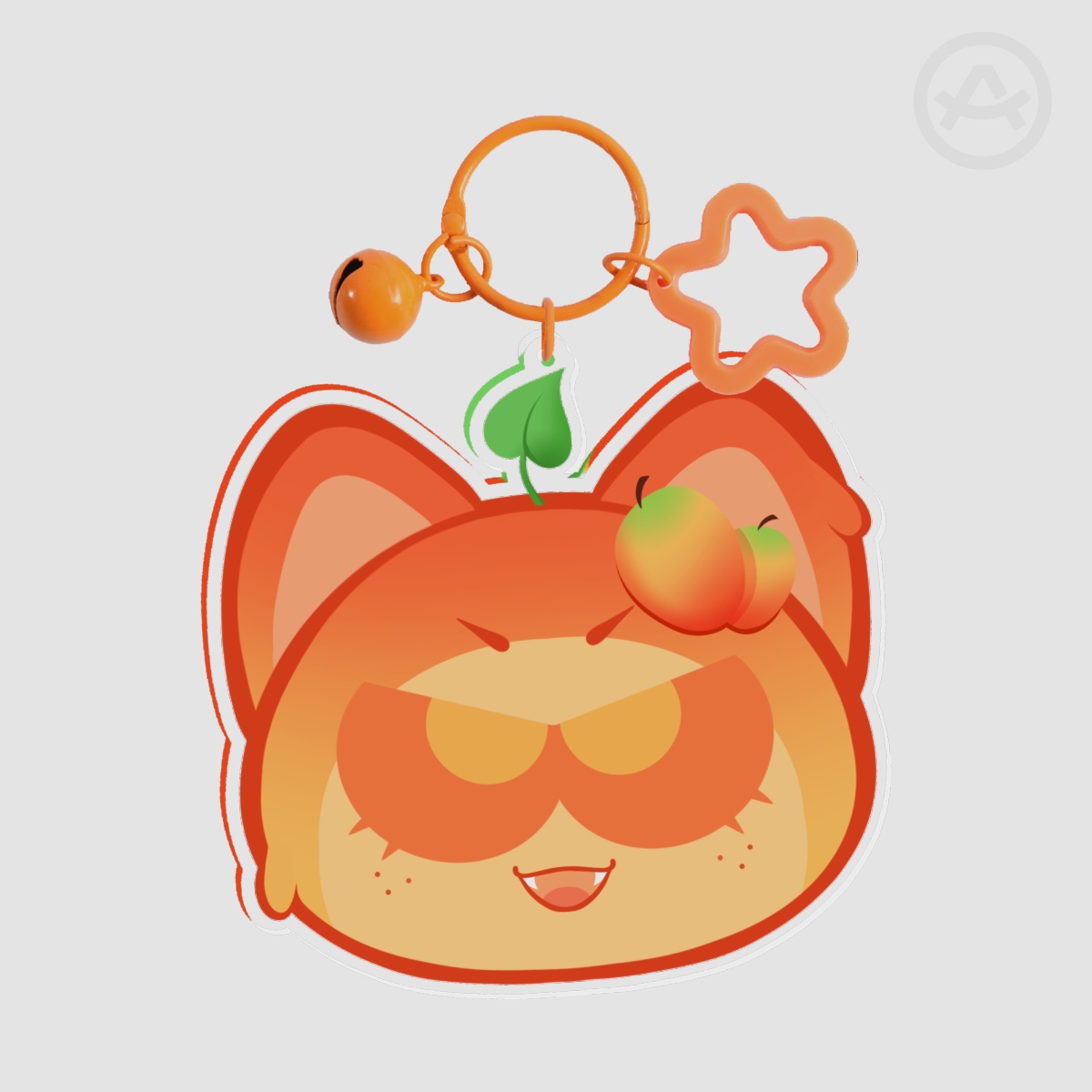 Mango Kitty Icecream Keychain