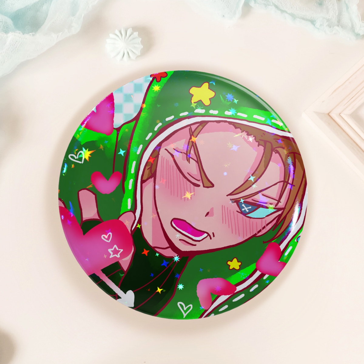 [Identity V] Naib Subedar Round Holo Badge