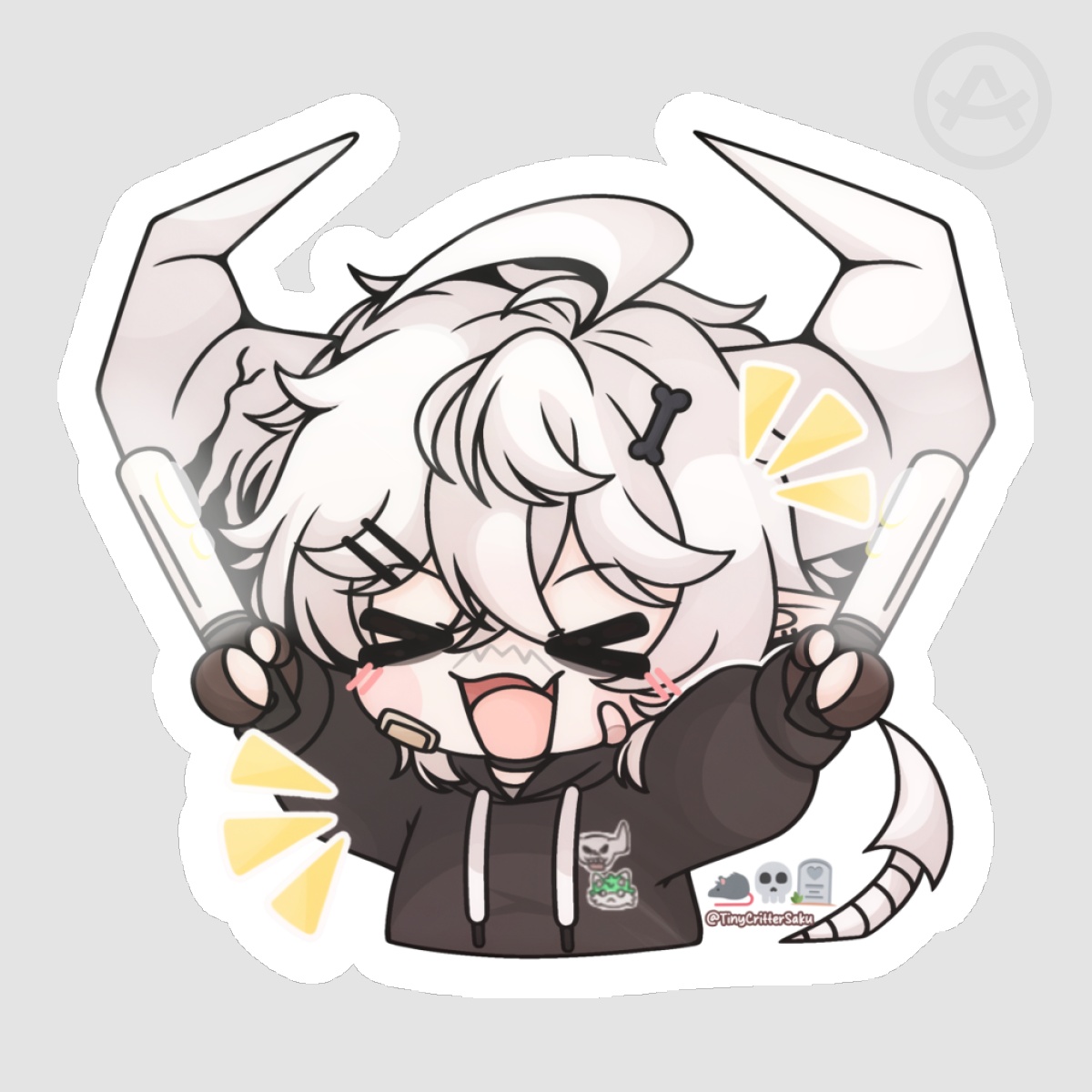Ratgrave Lightstick sticker