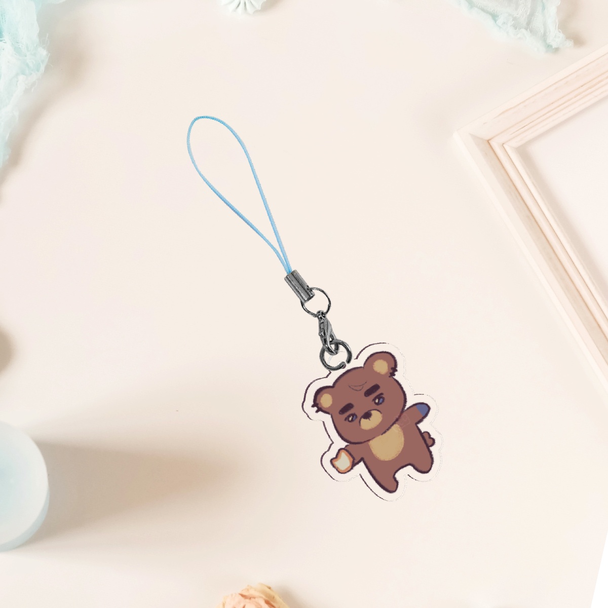 NJZscots | Minji Bear Phone Charm