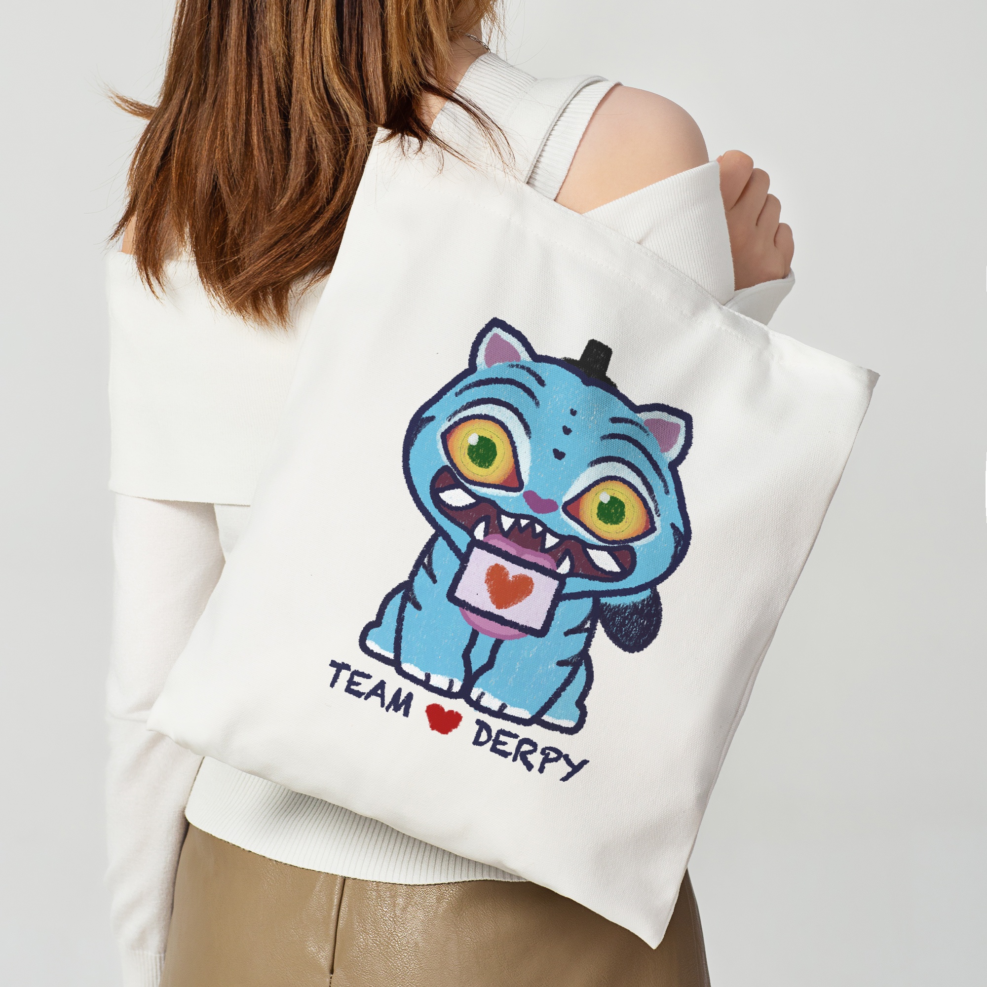 [KDH] Team Derpy Canvas Tote Bag