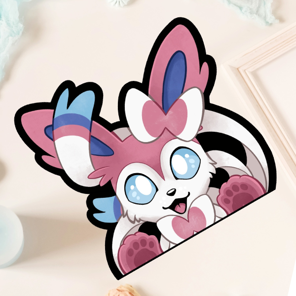 Sylveon Peeker Sticker