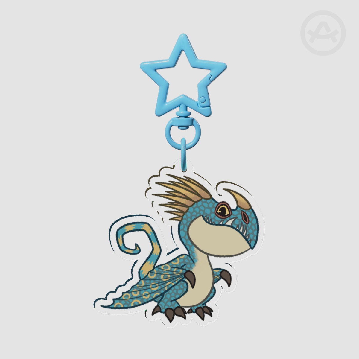 Chibi HTTYD Stormfly Acrylic Keychains