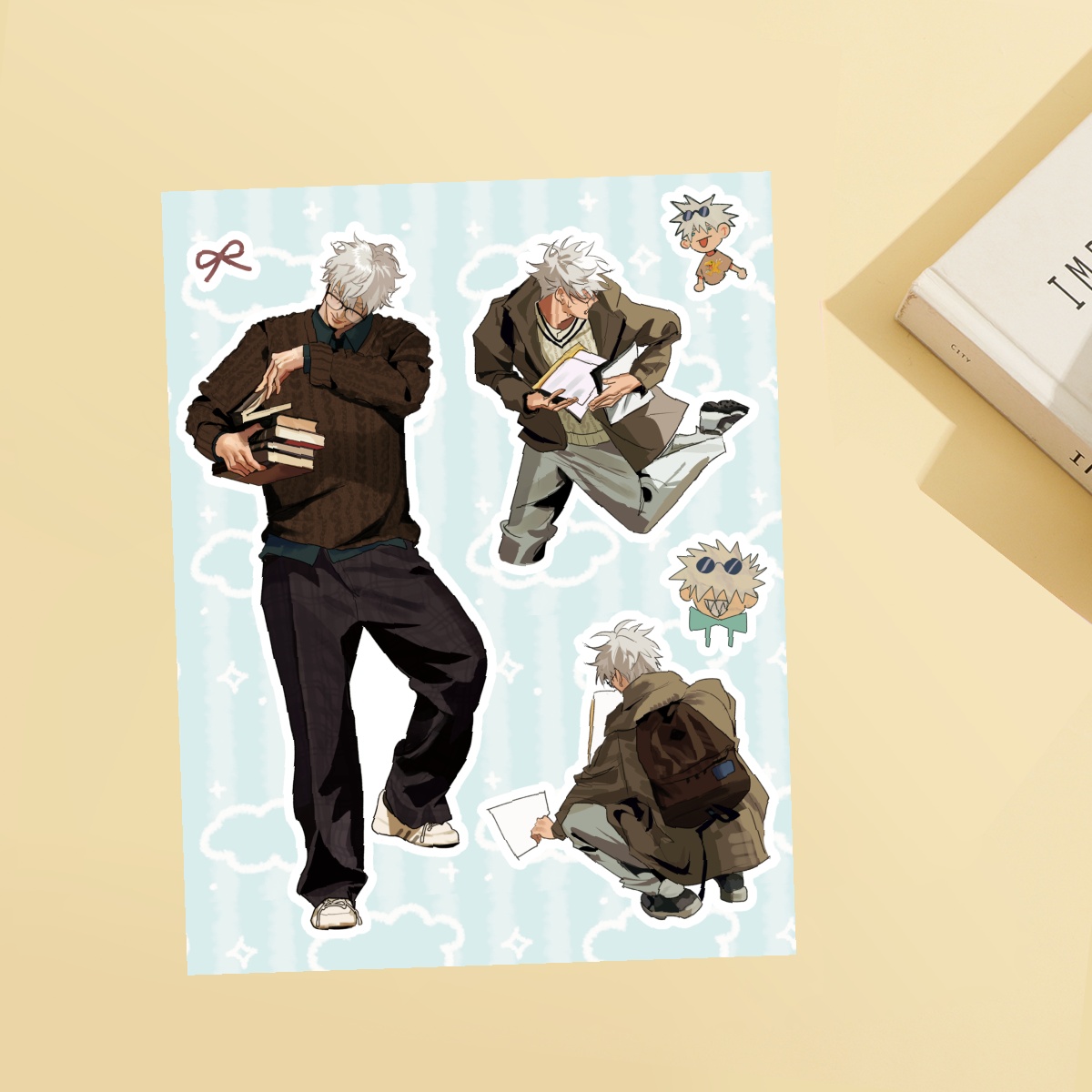Gojo Coated Paper Stickers Sheet