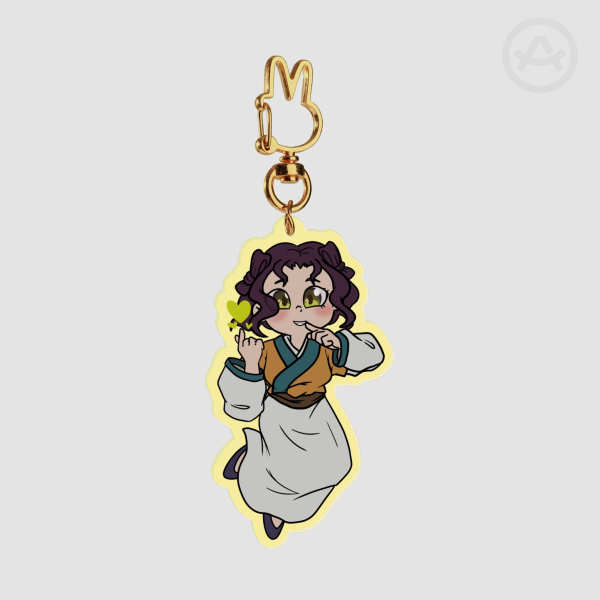 The Bug Girl Keychain