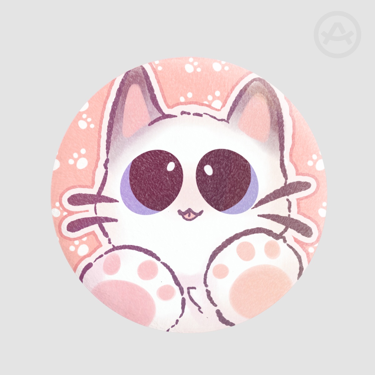 Kitty plush badge!