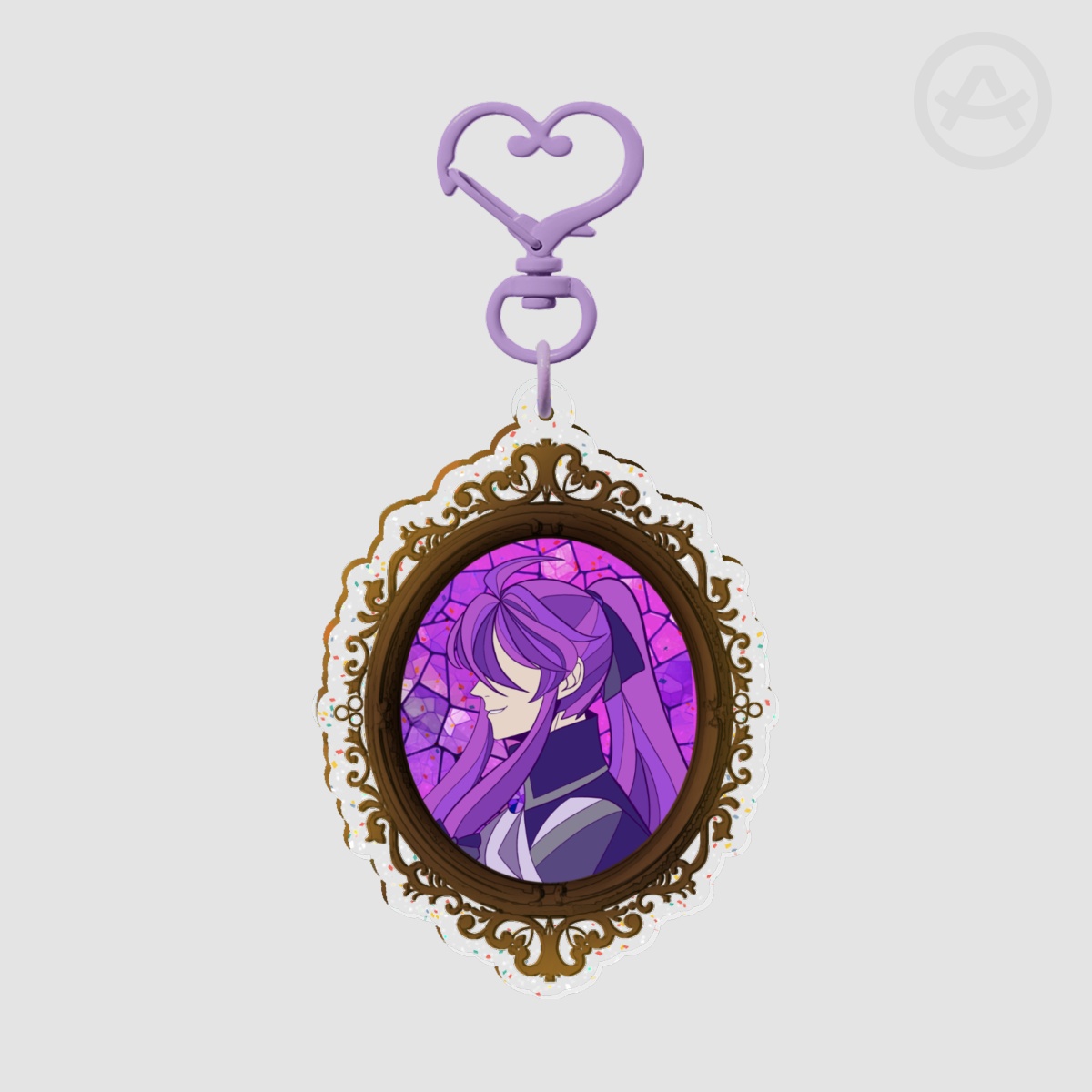Venomania vitral acrylic keychain