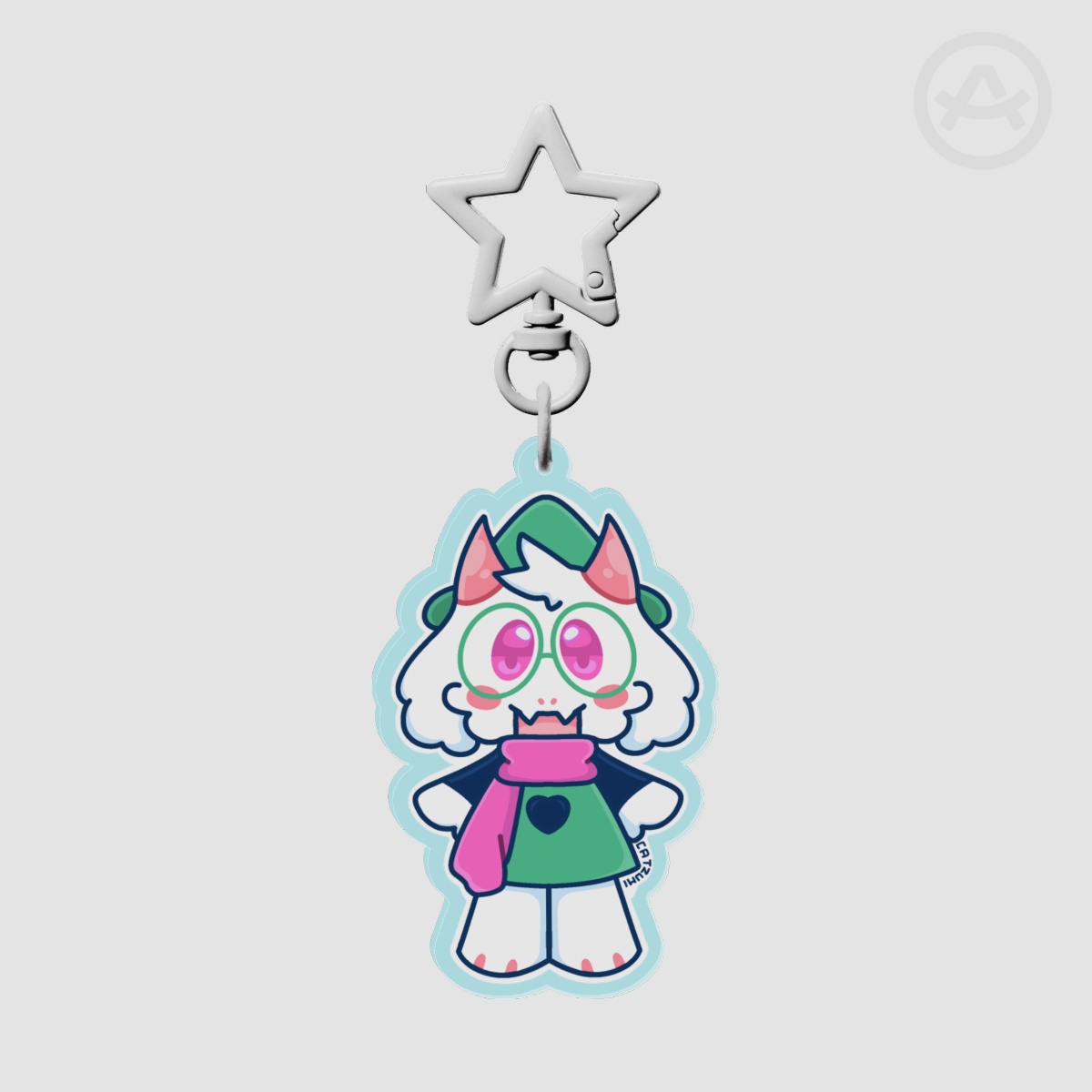 Ralsei Double sided I Colored Edge Acrylic Keychain