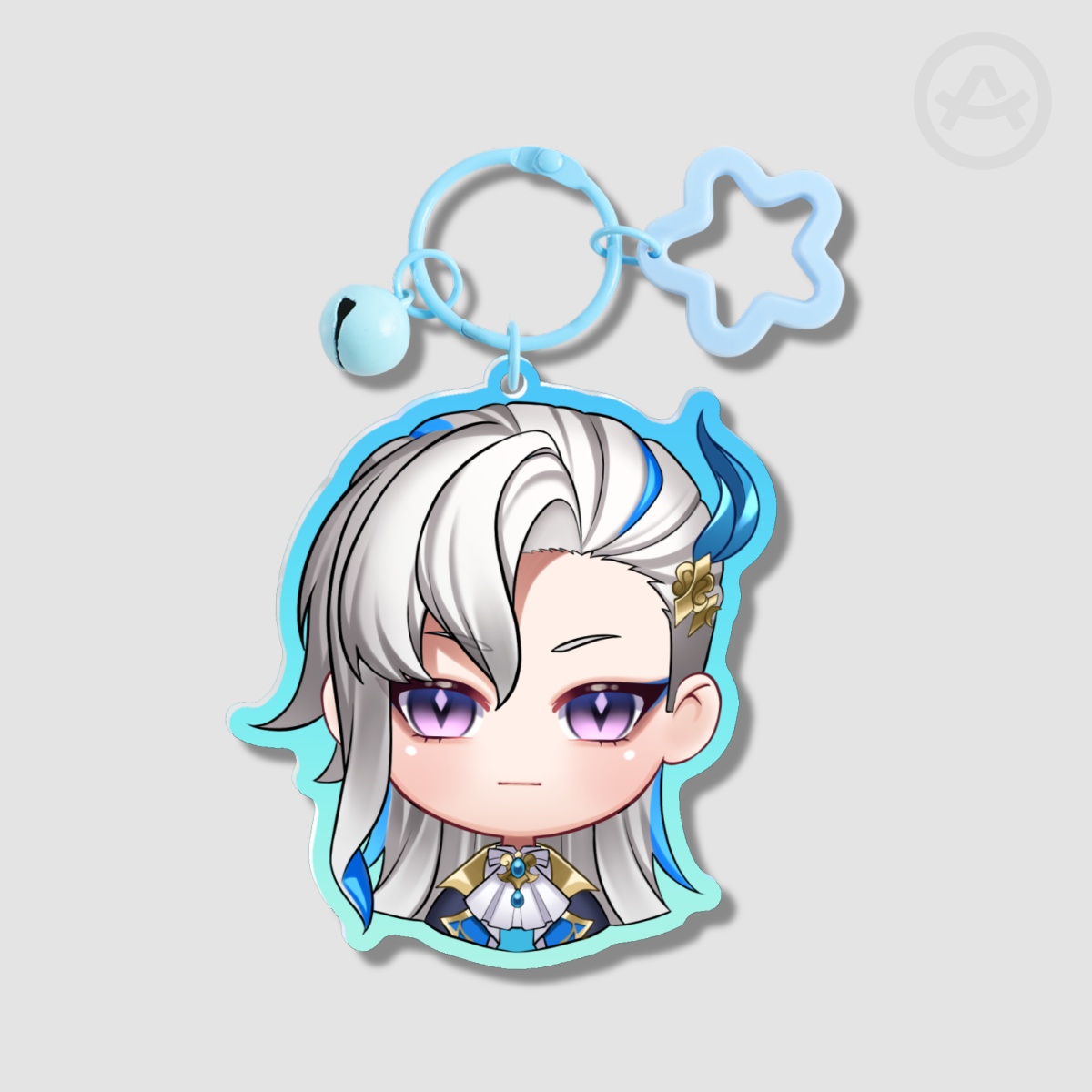 Neuvillette Broken Glass Acrylic Charm