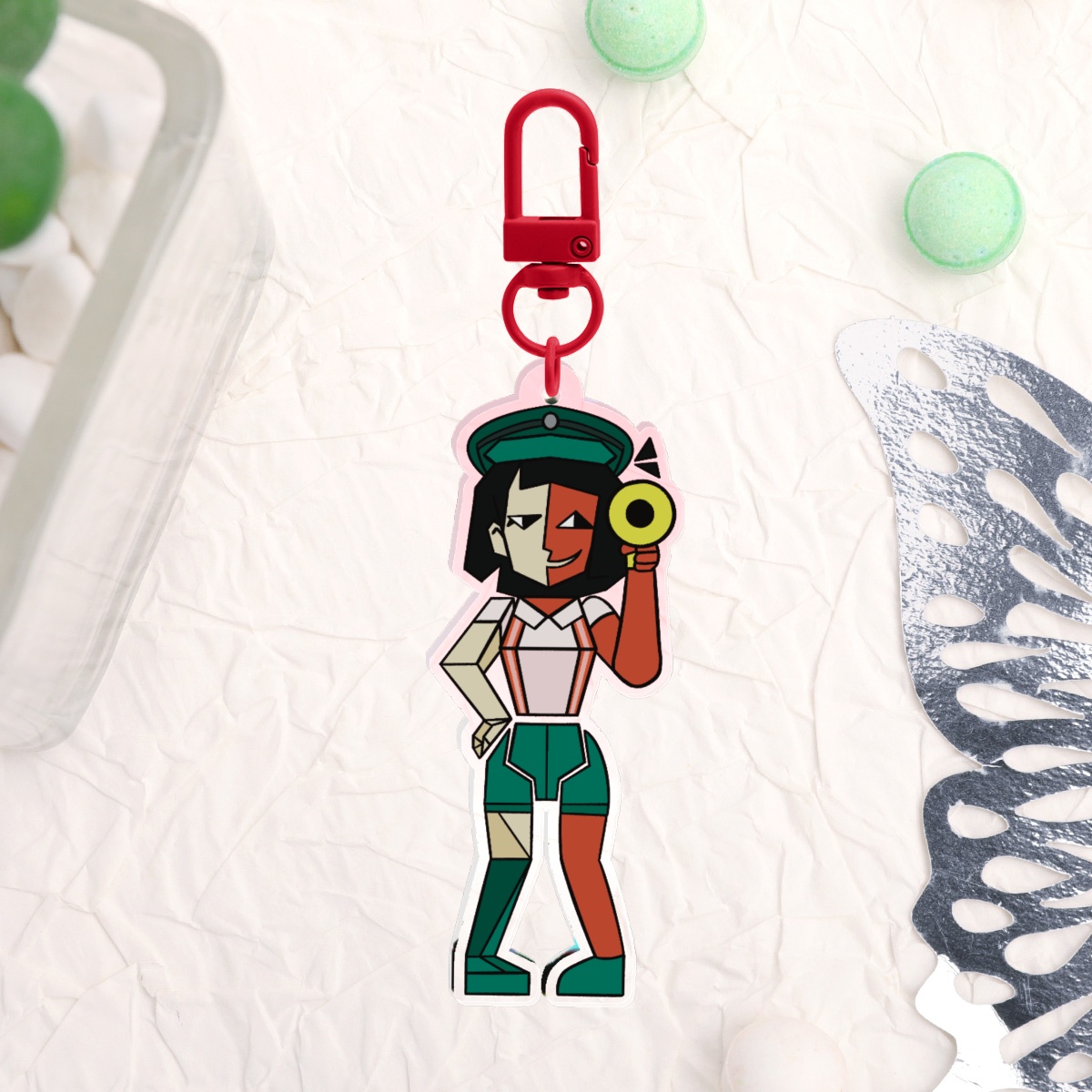Ena Dream BBQ Keychain