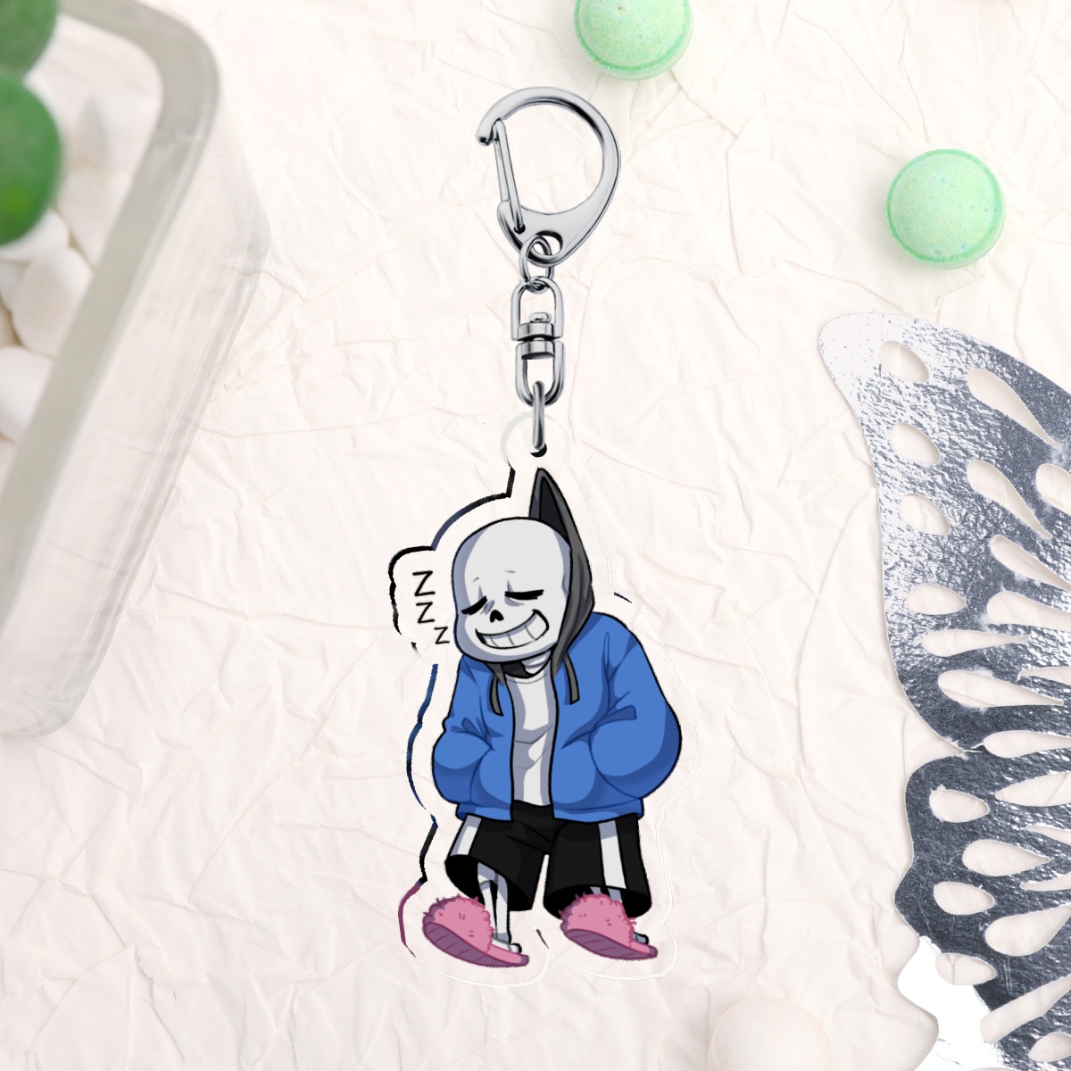 Sans Acrylic Keychain