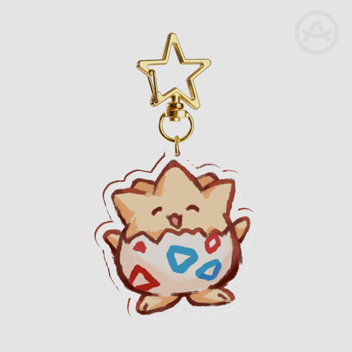 Togepi Clear Acrylic Keychain
