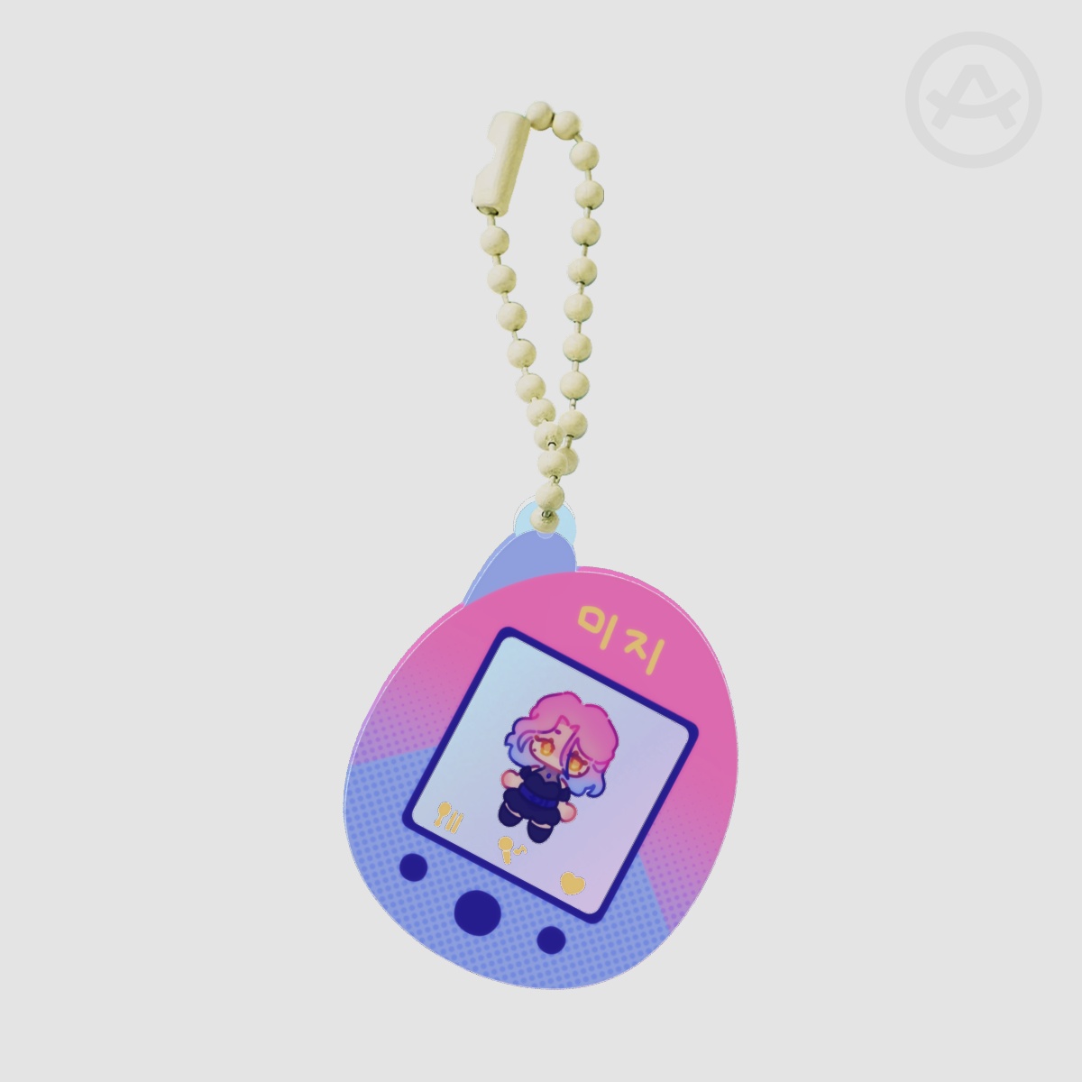 mizi tamagotchi keychain