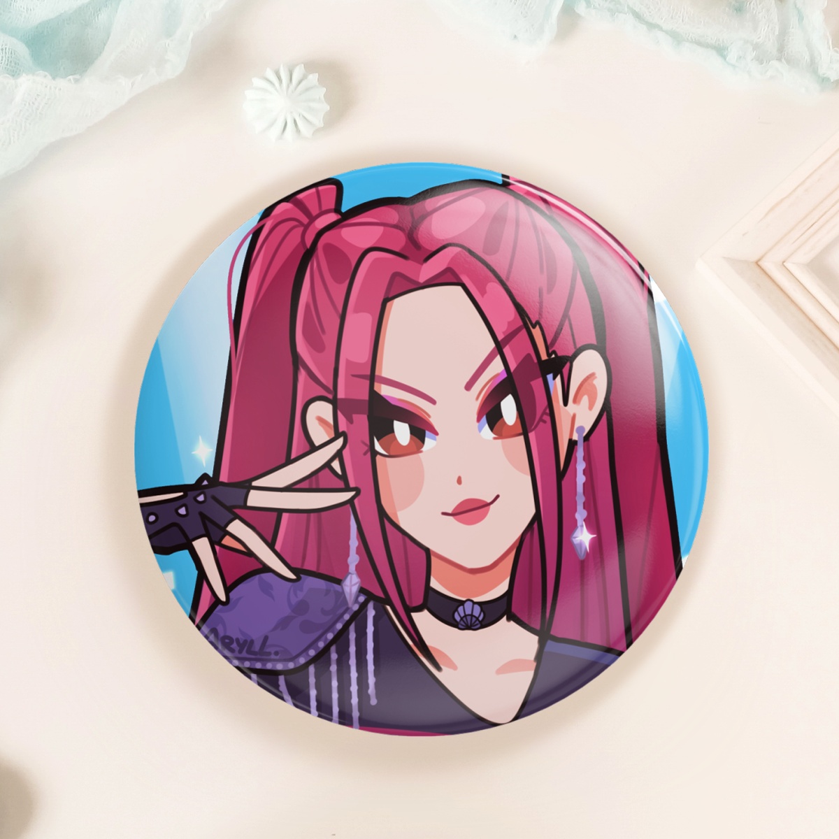 Mira Round Badges (Button Pins)