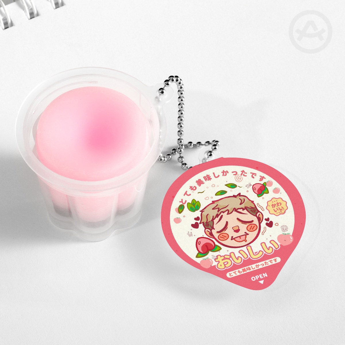 Squishy Pudding Jelly Keychains