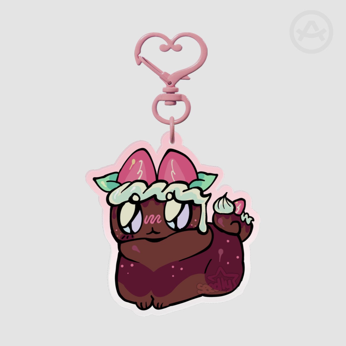 BerryRoll Cosmo Clear Acrylic Keychains