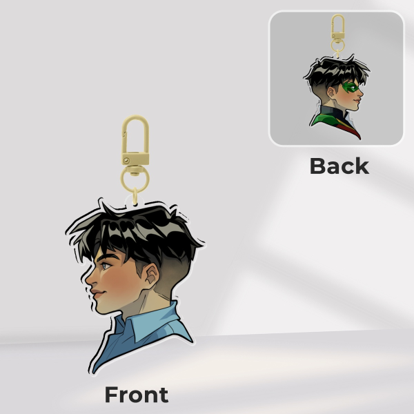 RED ROBIN Acrylic Keychains